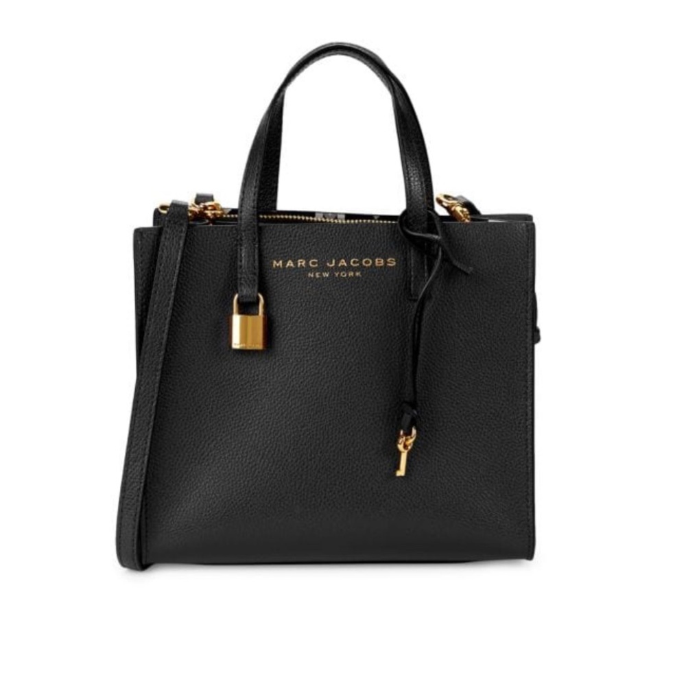 Marc Jacobs Mini Grind Coated Leather Satchel